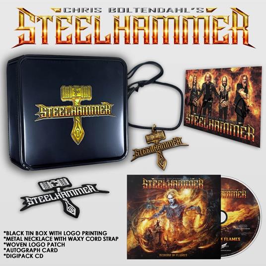 Reborn In Flames (Box Set) - CD Audio di Chris Bohltendahl's Steelhammer