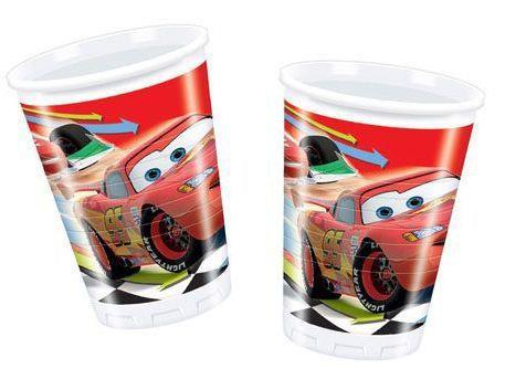 Cars 2. Set 10 Bicchieri di Plastica