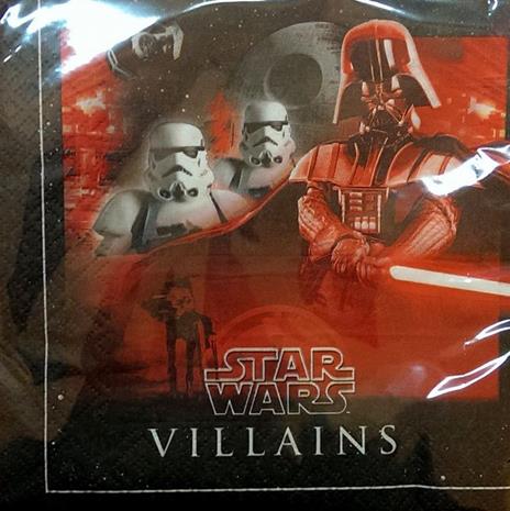 Star Wars. Heroes And Villans. 20 Tovaglioli Di Carta