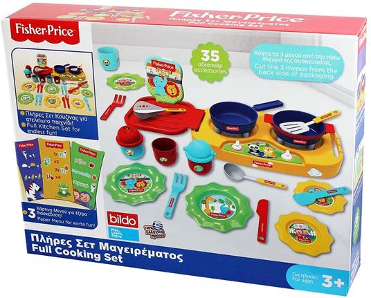 Fisher Price Set Cucina Con Accessori - Mattel - Casa delle bambole e  Playset - Giocattoli | IBS