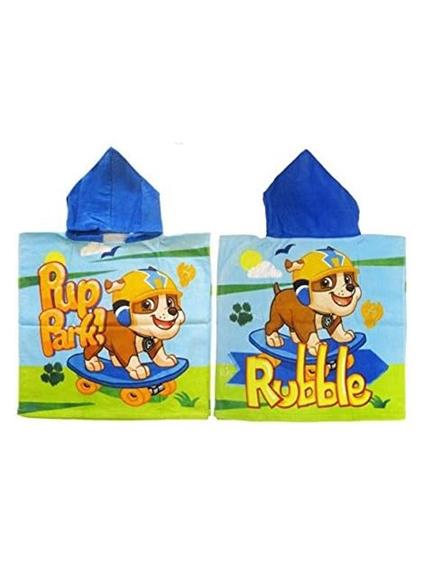 Accappatoio - Poncho Paw Patrol Rubble