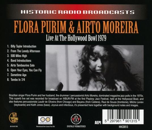 Live at the Hollywood Bowl 1979 - CD Audio di Flora Purim,Airto Moreira - 2