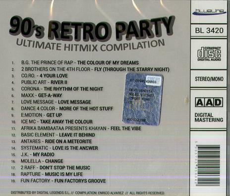 90's Retro Party - CD Audio - 2