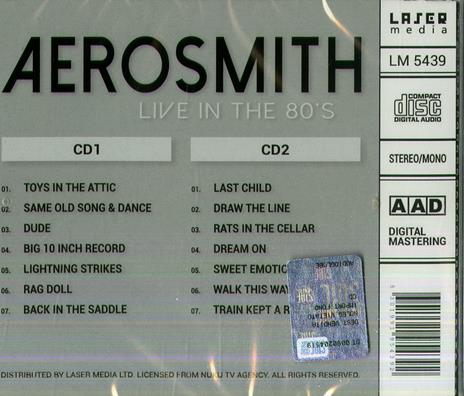 Live in the 80's - CD Audio di Aerosmith - 2