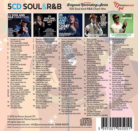 Soul and R&B 100 Hits from the 60's - CD Audio - 2