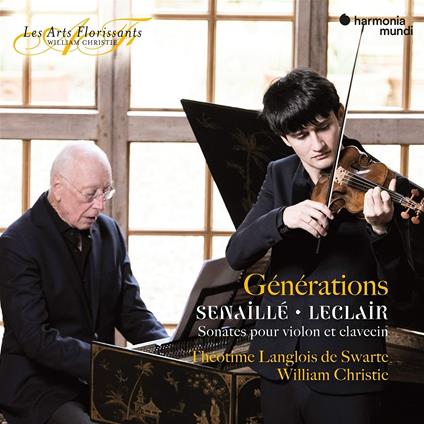 Generations. Sonatas for Violin and Harps - CD Audio di William Christie,Théotime Langlois de Swarte