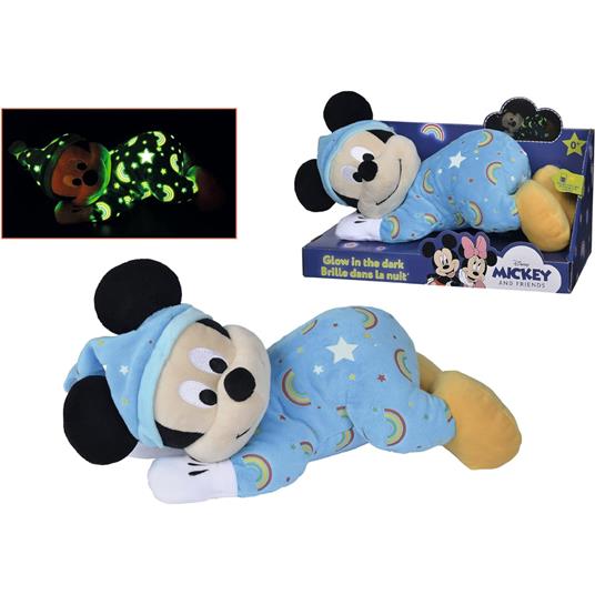 Disney Peluche Topolino Dolce Nanna con Tutina Luminescente al Buio Pupazzo  - Disney - Personaggi - Giocattoli | IBS