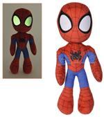 Marvel Peluche Figura Glow In The Dark Eyes Spider-man 25 Cm Simba