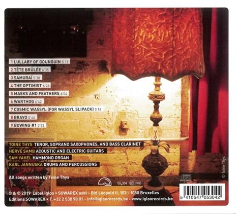 Optimist - CD Audio di Toine Thys - 2