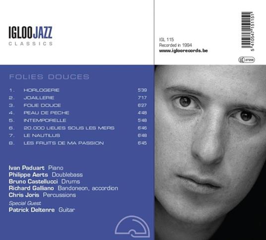 Folies Douces - CD Audio di Ivan Paduart - 2