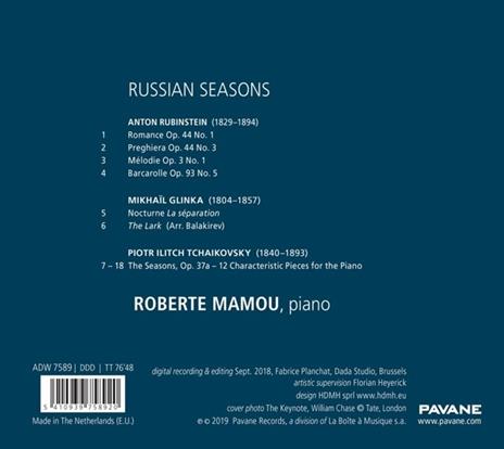 Russian Seasons - CD Audio di Roberte Mamou - 2