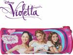 Tombolino Astuccio Portacolori Scuola o Il Disegno Disney Violetta e Friends