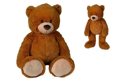 Nicotoy Orso in Peluche Marrone 42 cm