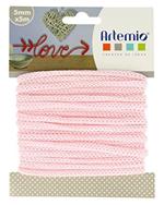 Artemio - Filato per Lavoro a Maglia, 5 mm x 5 m, Colore: Rosa, 5 m x 15 mm