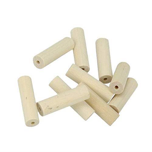 10 perline di legno cilindri 30 x 10 mm - Youdoit - Cartoleria e scuola |  IBS