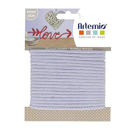 Filato per maglieria lilla 5 mm x 5 m + filo di alluminio - Artemio -  Taglio e cucito - Giocattoli