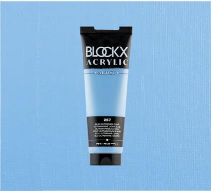 Colore Acrilico Blockx 120 Ml Blu Oltremare Chiaro