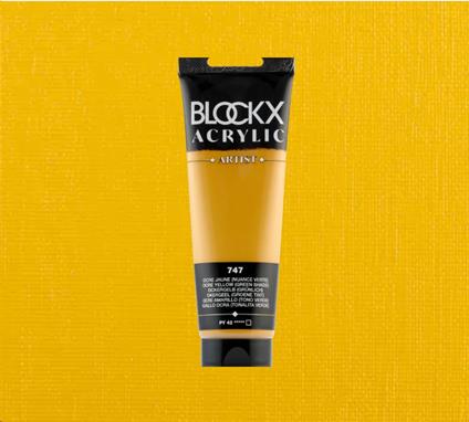 Colore Acrilico Blockx 120 Ml Giallo Ocra Verde