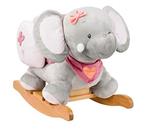 Nattou Adele And Valentine Fully Padded Seat Rocker Dondolo per Bambini L'Elefante, 10-36 Mesi, 62 x 32 x 52 cm, 424271