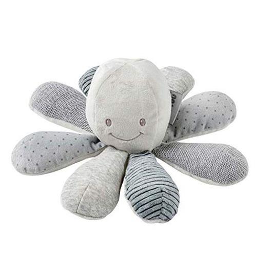 Nattou Peluche attività Polpo, per Neonati e Bimbi prematuri, 20 cm,  Lapidou, Colore Grigio, 879743 - Nattou - Primi giochi - Giocattoli | IBS