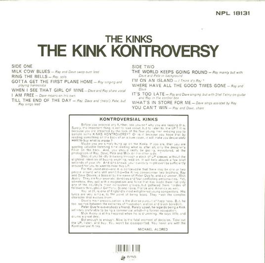 The Kink Kontroversy - Vinile LP di Kinks - 2