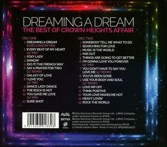Dreaming a Dream: the Best of - CD Audio di Crown Heights Affair - 2