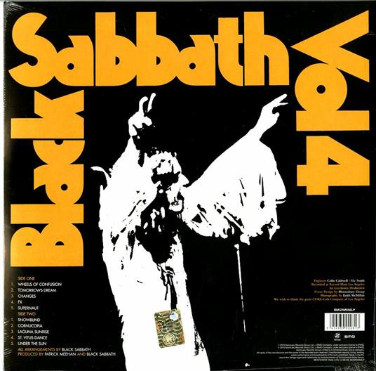 Vol.4 - Vinile LP di Black Sabbath - 2