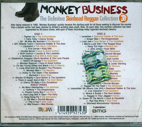 Monkeybusiness. The Definitive Skinhead Collection - CD Audio - 2