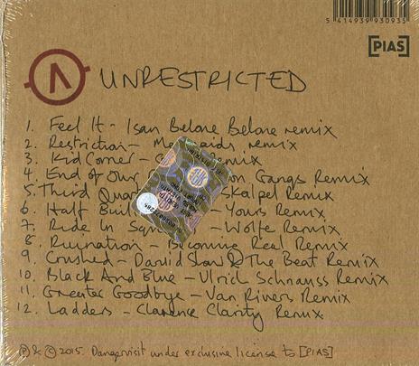 Unrestricted - CD Audio di Archive - 2