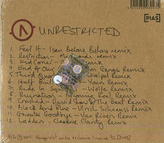 Unrestricted - CD Audio di Archive - 2