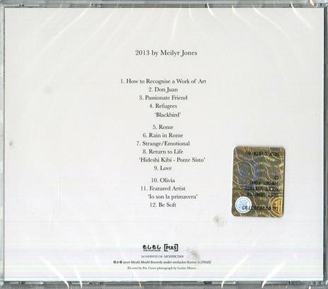 2013 - CD Audio di Meilyr Jones - 2