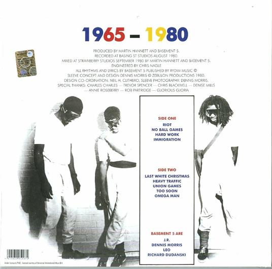 1965-1980 - Vinile LP di Basement 5 - 2