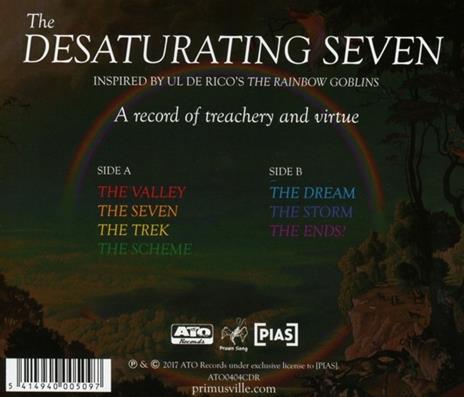 Desaturating Seven - CD Audio di Primus - 2