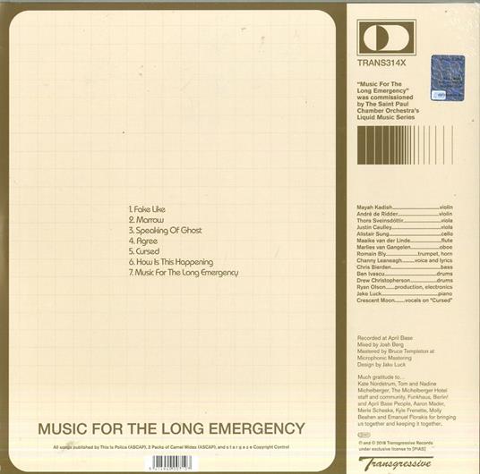 Music for the Long Emergency - Vinile LP di Polica,Stargaze - 2