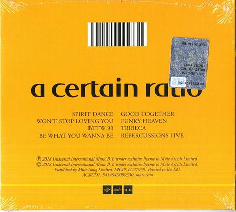 Acr:Mcr - CD Audio di A Certain Ratio - 2