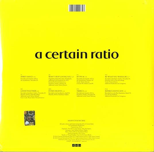 Acr:Mcr - Vinile LP di A Certain Ratio - 2