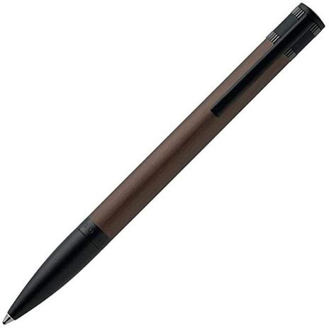 Hugo Boss Ballpoint Pen Explore Brushed Khaki/Brown Hst0034T - 2