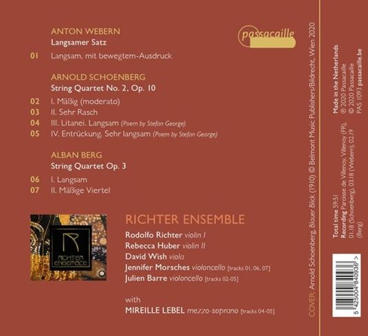 Vienna 1905-1910 - CD Audio di Richter Ensemble - 2