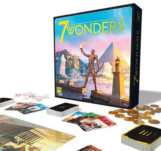 7 Wonders (nuova versione). Base - ITA. Gioco da tavolo