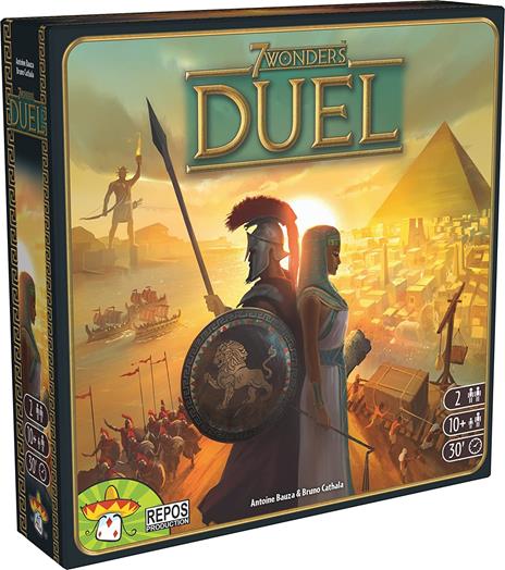 7 Wonders Duel. Base - ITA. Gioco da tavolo - 7