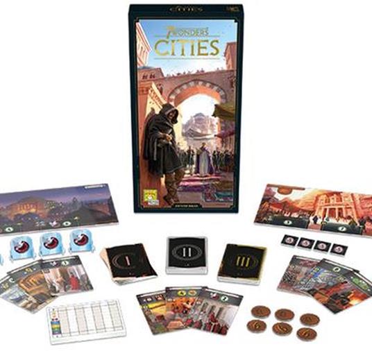 7 Wonders Cities (nuova versione). Esp. - ITA. Gioco da tavolo - 6