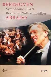 Symphonies 3 & 9 (DVD) - DVD di Ludwig van Beethoven,Claudio Abbado,Berliner Philharmoniker