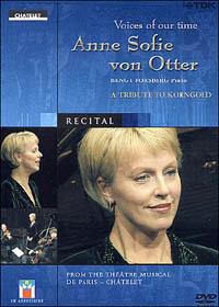 Anne Sofie Von Otter. Recital. Voices of our Time (DVD) - DVD di Anne Sofie von Otter
