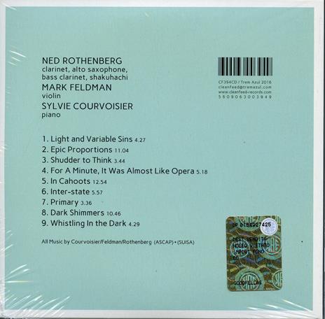 In Cahoot - CD Audio di Ned Rothenberg - 2