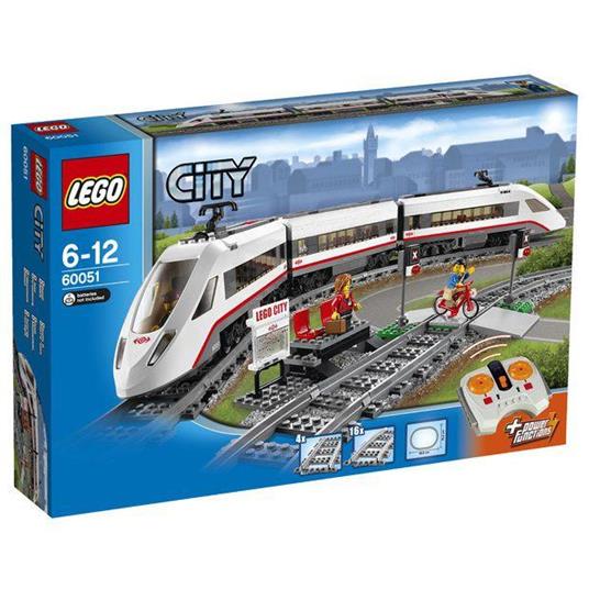LEGO City Trains (60051). Treno passeggeri ad alta velocità - LEGO - City  Trains - Mestieri - Giocattoli | IBS