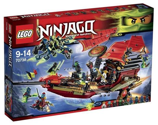 LEGO Ninjago (70738). Il volo finale del Vascello del destino - LEGO -  Ninjago - Imbarcazioni - Giocattoli | IBS