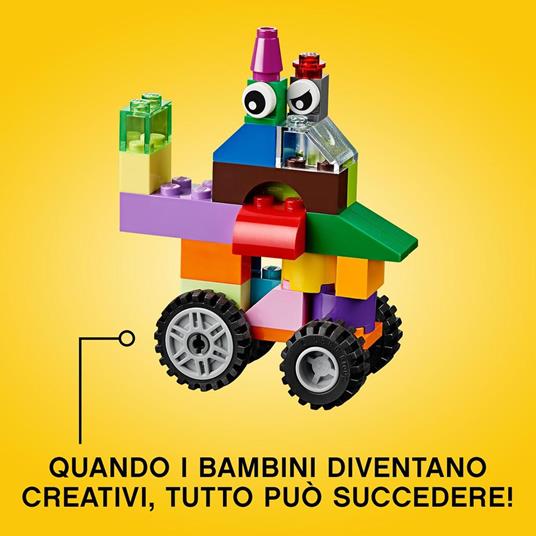 LEGO Classic 10696 Scatola Mattoncini Creativi Media, Contenitore per Costruire Fiori, Macchina, Treno e Aereo Giocattolo - 32