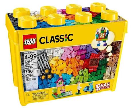 LEGO Classic 10698 Scatola Mattoncini Creativi Grande per Costruire Macchina Fotografica, Vespa e Ruspa Giocattolo - 2