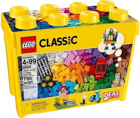 LEGO Classic 10698 Scatola Mattoncini Creativi Grande per Costruire Macchina Fotografica, Vespa e Ruspa Giocattolo - 4