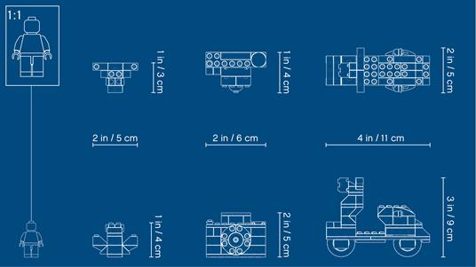 LEGO Classic 10698 Scatola Mattoncini Creativi Grande per Costruire Macchina Fotografica, Vespa e Ruspa Giocattolo - 38